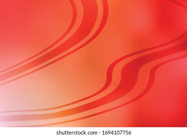 Color rojo claro, fondo borroso vectorial amarillo. Ilustración abstracta colorida con degradado. Fondo para los diseños.