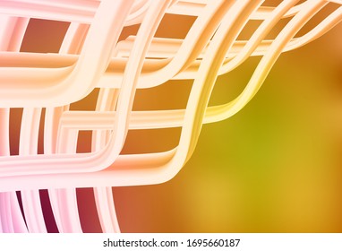 El rojo claro, el vector amarillo borroso brillan la plantilla abstracta. Brillante ilustración colorida de estilo elegante. Nueva forma de tu diseño.