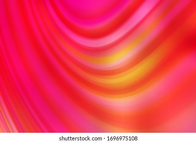 Light Red, Yellow vector blurred shine abstract template. Modern abstract illustration with gradient. Elegant background for a brand book.