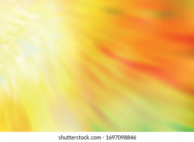 Light Red, Yellow vector blurred shine abstract background. An elegant bright illustration with gradient. The best blurred design for your business.
