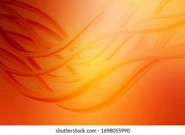 Rojo claro, vector amarillo borroso brillo de fondo abstracto. Nueva ilustración de color en estilo borroso con degradado. Nueva forma de tu diseño.