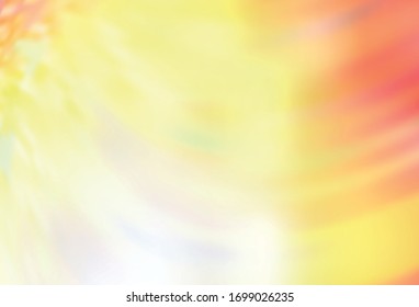 El rojo claro, el vector amarillo borroso brillan la textura abstracta. Una elegante ilustración brillante con gradiente. Nuevo diseño para su negocio.