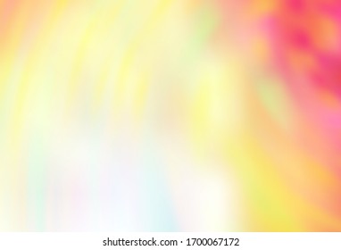 Light Red, Yellow vector blurred bright template. Colorful illustration in abstract style with gradient. Background for a cell phone.