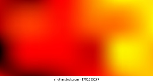 Light Red  Yellow vector blurred layout  Shining colorful blur illustration in abstract style  Smart pattern for websites 