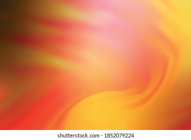 Light Red, Yellow vector blurred bright pattern. Colorful illustration in abstract style with gradient. Elegant background for a brand book.