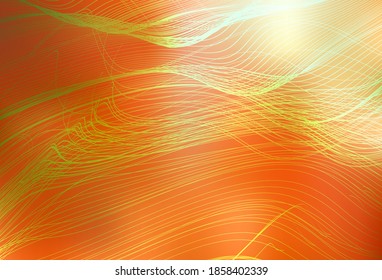 Light Red, Yellow vector blurred bright pattern. Shining colorful illustration in smart style. New style for your business design.