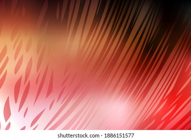 Light Red, Yellow vector blurred shine abstract template. Creative illustration in halftone style with gradient. Smart design for your work.