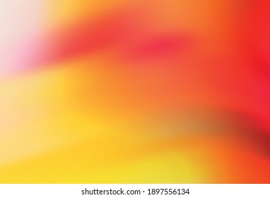 Light Red, Yellow vector blurred background. Modern abstract illustration with gradient. Elegant background for a brand book.