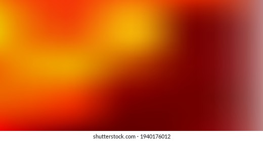 Light red, yellow vector blurred layout. Abstract colorful illustration with blur gradient. Background for web designers.