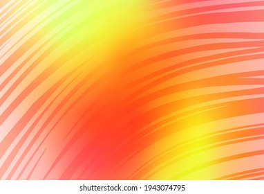 Plantilla abstracta de brillo de color rojo claro, vector amarillo borroso. Una elegante ilustración brillante con gradiente. Marco elegante para un libro de marca.