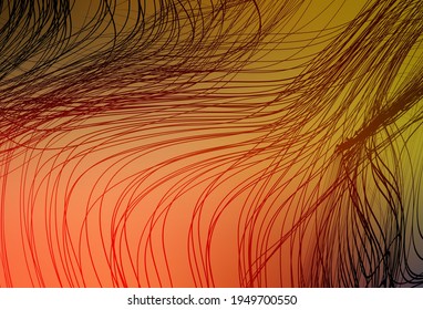 Light Red, Yellow vector blurred template. Glitter abstract illustration with gradient design. Completely new design for your business.