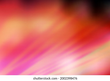 Light Red, Yellow vector blurred shine abstract texture. Glitter abstract illustration with gradient design. New design for your business.