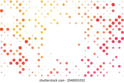 Light Red  Yellow vector Blurred bubbles abstract background and colorful gradient  Beautiful colored illustration and blurred circles in nature style  Wallpaper for cell phone 