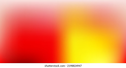 Light Red, Yellow vector blurred background. Colorful gradient abstract illustration in blur style. Multipurpose app design.
