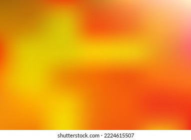 Plantilla abstracta de brillo de color rojo claro, vector amarillo borroso. Ilustración colorida en estilo abstracto con gradiente. Elegante portada para un libro de marca.