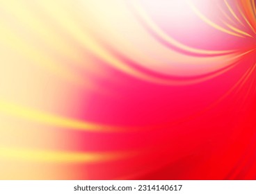Light Red, Yellow vector blurred bright background. A vague abstract illustration with gradient. The template can be used for your brand book.