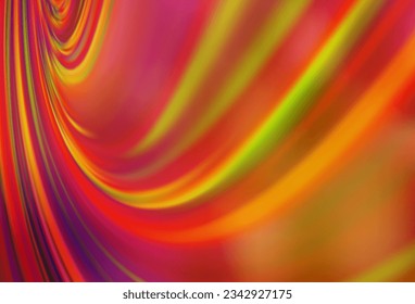 Rojo claro, Vector amarillo borroso y patrón de color. Nueva ilustración coloreada en estilo borroso con gradiente. Diseño inteligente para su trabajo.