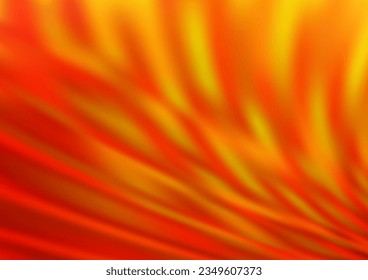 Light Red, Yellow vector blurred and colored template. Colorful abstract illustration with gradient. Brand new style for your business design.