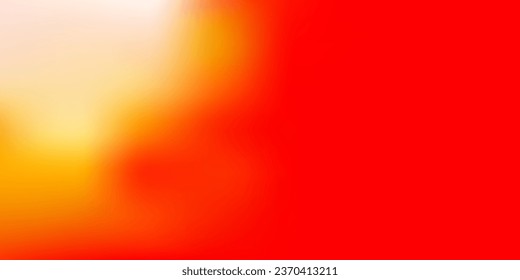 Plantilla roja clara, amarilla borrosa vectorial. Ilustración de gradiente abstracto borrosa con un estilo sencillo. Tu negocio.