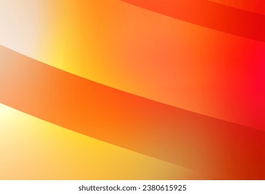 Plantilla roja clara, amarilla borrosa vectorial. Ilustración colorida en estilo abstracto con gradiente. Diseño completamente nuevo para su negocio.