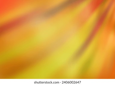 Light Red, Yellow vector blurred shine abstract template. Creative illustration in halftone style with gradient. The best blurred design for your business.
