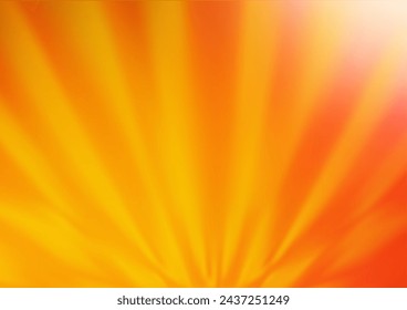 Light Red, Yellow vector blurred shine abstract pattern. Colorful illustration in blurry style with gradient. The best blurred design for your business.