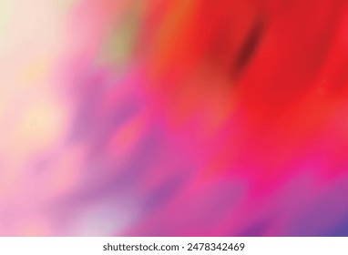 Light Red, Yellow vector blurred bright texture. Creative illustration in halftone style with gradient. New style for your business design.