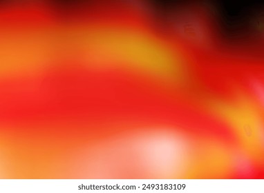 Light Red, Yellow vector blurred bright template. Colorful illustration in abstract style with gradient. Elegant background for a brand book.