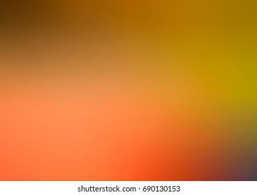 Light Red, Yellow vector blurred background. Creative illustration in halftone style with gradient. The template can be used as a background of a cell phone.