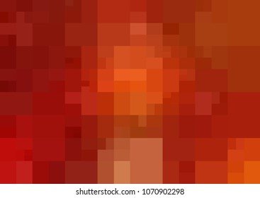Light Red, Yellow vector blurry rectangle background design. Geometric background in Origami style with gradient. 
