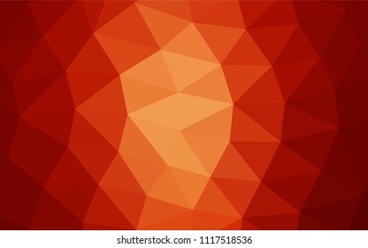 Light Red, Yellow vector blurry triangle template. Colorful illustration in abstract style with gradient. A new texture for your design.