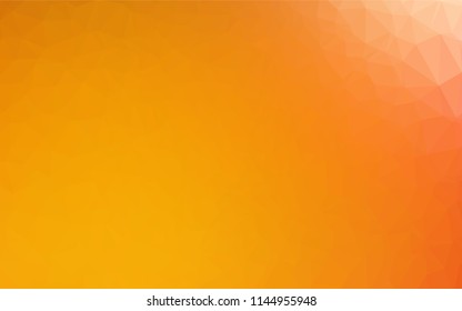Light Red, Yellow vector blurry hexagon texture. A completely new color illustration in a vague style. The completely new template can be used for your brand book.