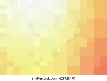 Light Red, Yellow vector blurry rectangle background design. Geometric background in Origami style with gradient. 