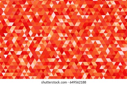 Light Red, Yellow vector blurry triangle pattern. Creative geometric illustration in Origami style with gradient. The elegant pattern can be used as part of a brand book.