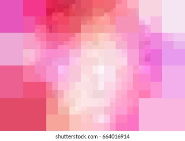 Light Red, Yellow vector blurry rectangle background design. Geometric background in Origami style with gradient. 