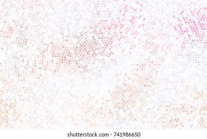 Light Red, Yellow vector blurry rectangular background. Geometric background in square style with gradient. The pattern can be used for brand-new background.