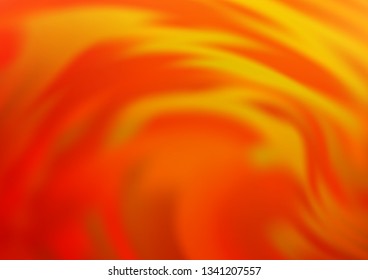Light Red, Yellow vector bokeh pattern. A vague abstract illustration with gradient. Brand new style for your business design.