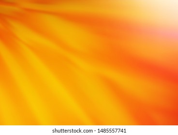 Light Red, Yellow vector bokeh template. A vague abstract illustration with gradient. A completely new design for your business.