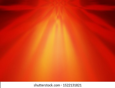 Light Red, Yellow vector bokeh and colorful pattern. Creative illustration in halftone style with gradient. The best blurred design for your business.