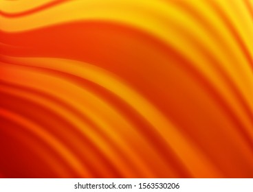 Light Red, Yellow vector bokeh pattern. A vague abstract illustration with gradient. The template can be used for your brand book.