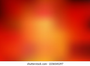 Light Red, Yellow vector bokeh pattern. Colorful illustration in abstract style with gradient. Template for any brand book.