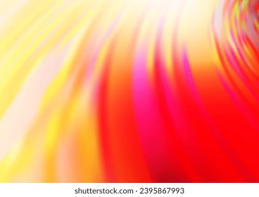Light Red, Yellow vector bokeh template. Glitter abstract illustration with an elegant design. The elegant pattern for brand book.