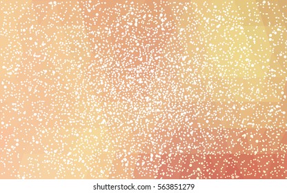 Light red, yellow vector christmas postcard low polygon background. Illustration consisting of triangles. Abstract triangular polygonal origami or crystal design of New Year celebration.