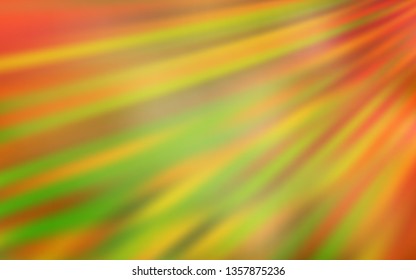 Light Red, Yellow vector colorful blur backdrop. Glitter abstract illustration with gradient design. New style for your business design.