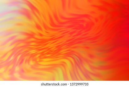 Light Red, Yellow vector colorful blur background. Creative illustration in halftone style with gradient. New design for your business.