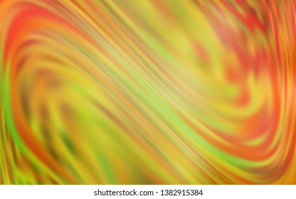 Light Red, Yellow vector colorful blur background. Glitter abstract illustration with gradient design. Background for designs.
