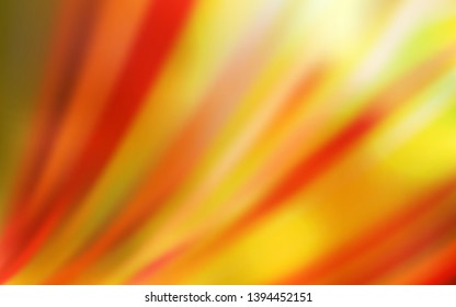 Light Red, Yellow vector colorful abstract background. A completely new colored illustration in blur style. New way of your design.