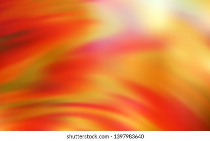 Light Red, Yellow vector colorful blur background. Colorful abstract illustration with gradient. New way of your design.