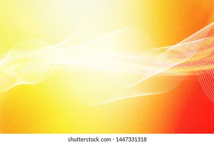 Light Red, Yellow vector colorful abstract background. New colored illustration in blur style with gradient. Blurred design for your web site.