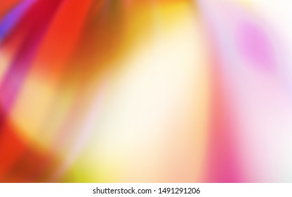 Light Red, Yellow vector colorful blur background. A completely new colored illustration in blur style. New way of your design.